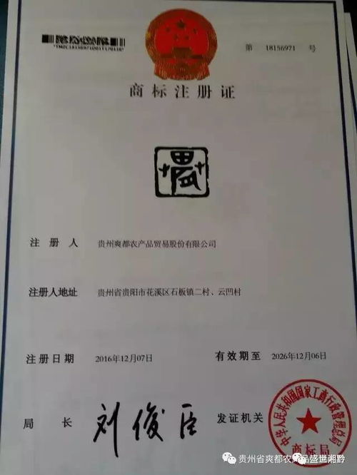 快來(lái)看, 爽都 商標(biāo)竟然被這家機(jī)構(gòu)注冊(cè)了